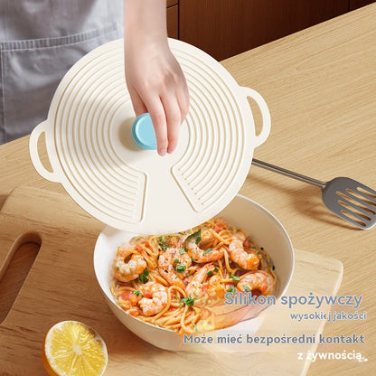 📢【 50% zniżki】Silikonowe pokrywki do żywności, które zachowują świeżość.osłona przeciwbryzgowa