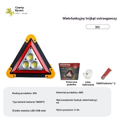 🔥Nowy model 2026🔥 Wielofunkcyjny samochodowy statyw ostrzegawczy ze światłem awaryjnym, mocne światło, ostrzeżenie o bezpieczeństwie