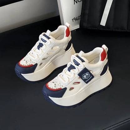👟Ежедневни летни обувки с дишащ перфориран дизайн и дебела подметка - стилни, дишащи и супер удобни.