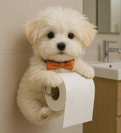 🐕Uroczy uchwyt na papier toaletowy z motywem szczeniaka