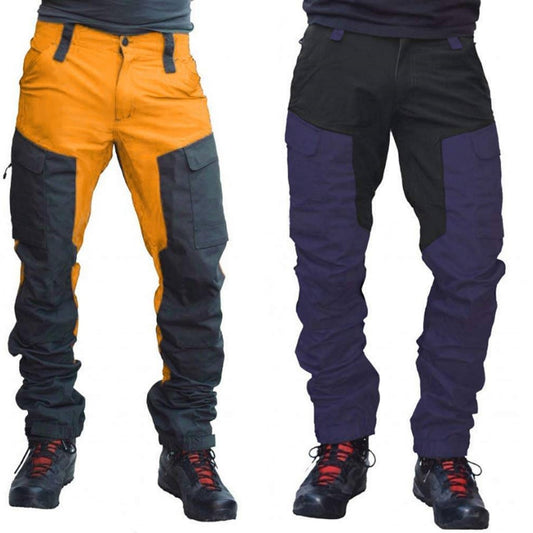 【S-5XL】Nowe, kolorowe, wodoodporne, wiatroszczelne i  spodnie outdoorowe dla mężczyzn3870015