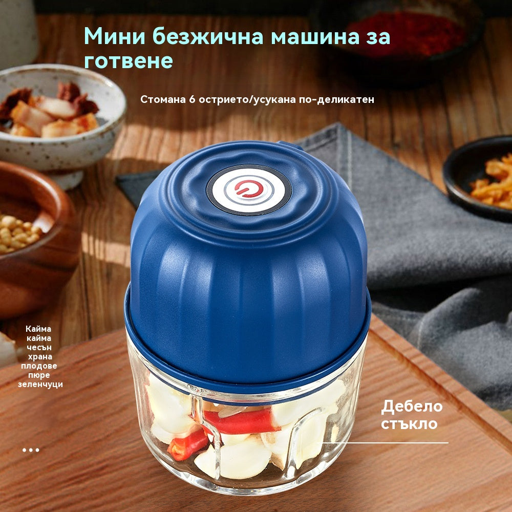 💥Електрическа преса за чесън и кайма – мощна и прецизна! ⚡ Лесна за употреба, незаменима в кухнята. 🧄✨