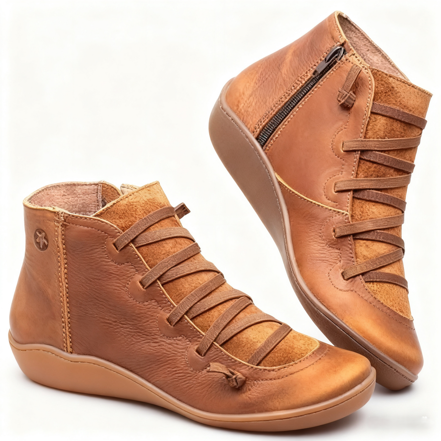 【Kupte 1 a získejte 1 zdarma】【35-43】Nové neformální dámské kotníkové boty velké velikosti