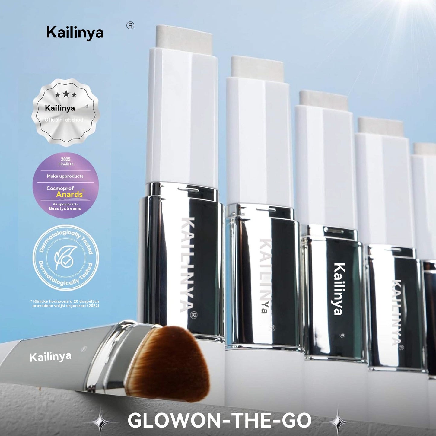 💕🔥【Kupte jeden, druhý dostanete zdarma】🌟Korejská tyčinka na make-up, která mění barvu, bezchybná a dlouhotrvající, voděodolná a odolná vůči potu, oboustranná pro krycí/konturovací efekt