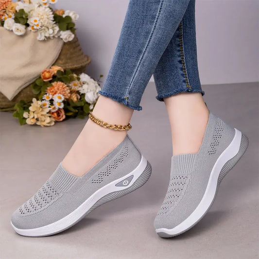 🔥【50% off + envío gratis + pago al recibir】🔥Zapatos casuales de malla elástica: estilo minimalista y comodidad diaria, tallas 36-43