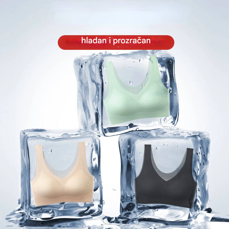 ✨🌷【5 sztuk】【40-120 kg】Wygodny, oddychający, bezfiszbinowy, bezszwowy biustonosz