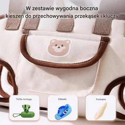 🐕【50% zniżki🔥】Przenośny i oddychający plecak dla zwierząt domowych, idealny na zewnątrz, dla kotów i psów🐾