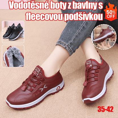 🔥📢【50% zľava ✨】【35-41】Nové dámske zimné čižmy z pravej kože, ručne vyrobené, zamatové, bavlnené