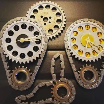 🔥【Kup 1 dostań 1 za darmo】Zegar z obracającymi się kołami