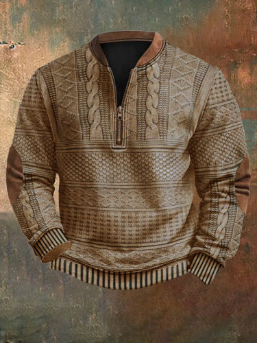 🔥⛄【S-5XL】2024 nowa męska bluza z zamkiem błyskawicznym na jesień i zimę-3798569