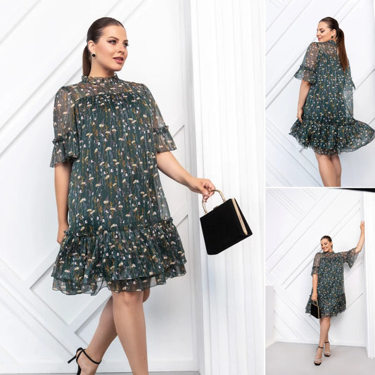 ✨🔥【Nowość🔥】【S-5XL】2025 Wiosna Nowa Moda Elegancka Wysokiej Jakości Damska Sukienka Organza