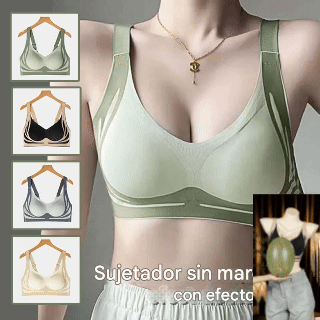 🔥【Oferta por tiempo limitado】🔥【Paquete de 4】Sujetador de una pieza sin aros para mujer【40-85 kg】🌸💕