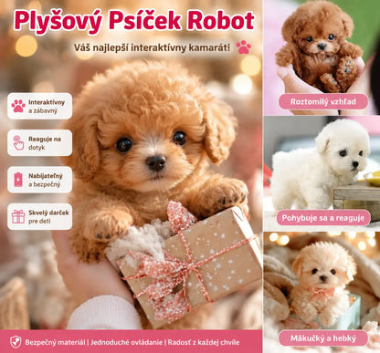 🐕🔥【Špeciálna ponuka🎉】 Plyšová hračka Inteligentný robot