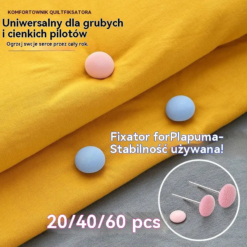 ✨ 【60 szt.】Przyrząd do mocowania kołder - stabilny i łatwy w użyciu! 📍Uniwersalny do grubych i cienkich kołder