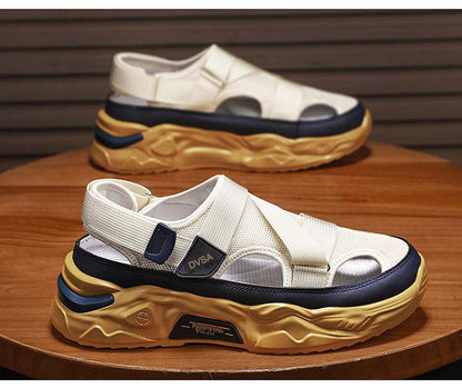 【39-44】 2024 nowe, lekkie, oddychające buty codzienne na grubej podeszwie-3705555