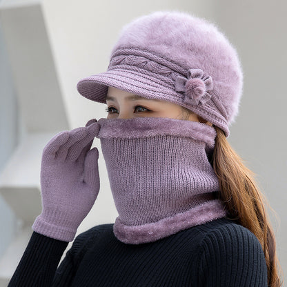 💥 49% ZNIŻKI🔥[Czapka + Szalik + Rękawiczki] Jesień i Zima 2025 Nowa Moda Ciepła Pluszowa Czapka dla Kobiet