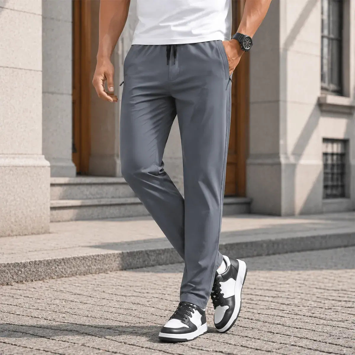【40-115 kg】🔥【Vremenski ograničeno 50% popusta】(M-5XL) Nove elastične hlače od ledene svile za ljeto 2026.