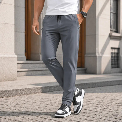 【40-115 kg】🔥【Vremenski ograničeno 50% popusta】(M-5XL) Nove elastične hlače od ledene svile za ljeto 2026.