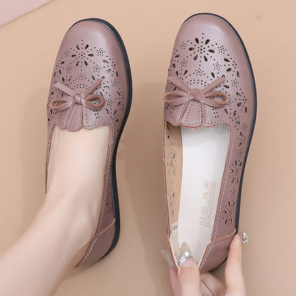 [Descuento por tiempo limitado] Zapatos de piel suave para mamás: transpirables y cómodos, tallas 35-41
