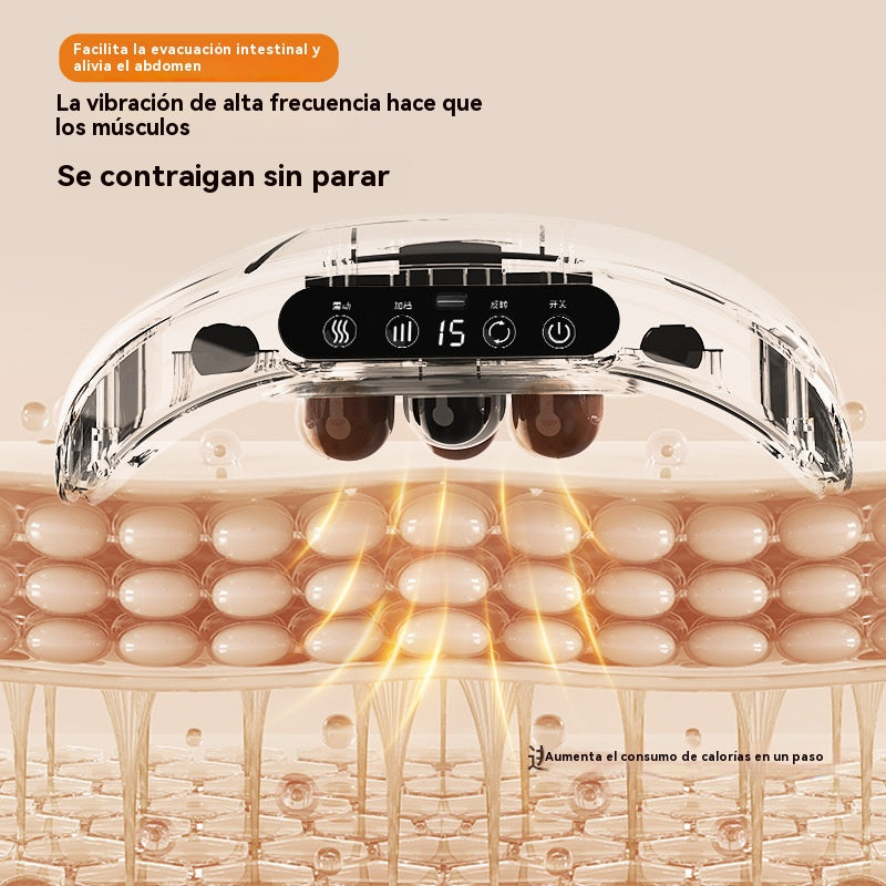 🔥Máquina de masaje abdominal y quema de grasa, un aparato de fitness para reducir la grasa abdominal y ayudar a quemar grasa en la cintura y el abdomen.