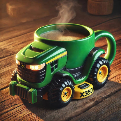 🍺🚛🚛Retro filiżanka do kawy w kształcie traktora rolniczego