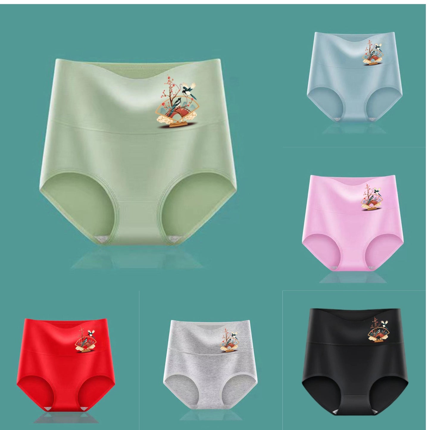 💖50% zniżki - 💖【Kup 3, otrzymaj 3 gratis】Majtki z wysokim stanem i podnoszeniem bioder, wykonane z wysokiej jakości bawełny✨️ (40-100 kg)