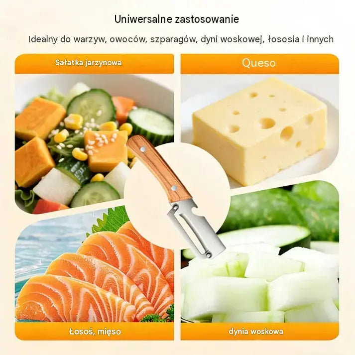 💥Kup jeden, a drugi dostaniesz gratis!💥🔪Wielofunkcyjna obieraczka ze stali nierdzewnej🧅