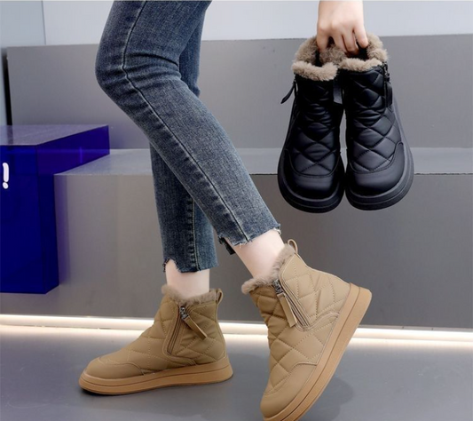 🎉✨【35-41】【Gorąca wyprzedaż🔥】2024 zimowe nowe damskie ciepłe śniegowce na grubej podeszwie