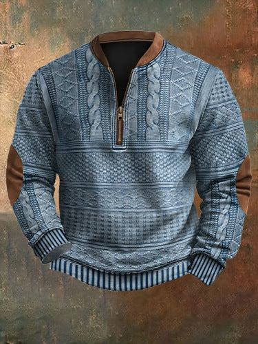 🔥⛄【S-5XL】2024 nowa męska bluza z zamkiem błyskawicznym na jesień i zimę-3798569