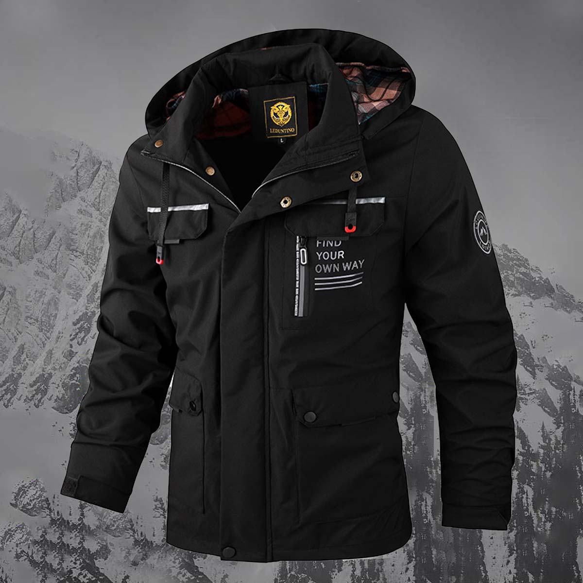 🔥🔥【50% popusta】💥 Nova muška topla jesensko/zimska jakna, zadebljana, otporna na vjetar i vodu