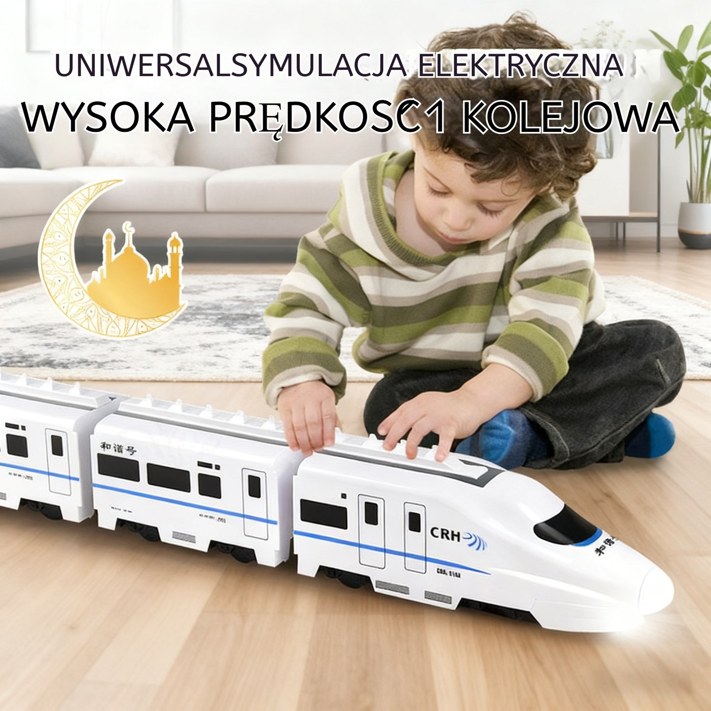 🔥🚝【Časově omezená sleva 50 %】Nejprodávanější elektrická hračka - simulátor rychlovlaku, miniaturní vlak