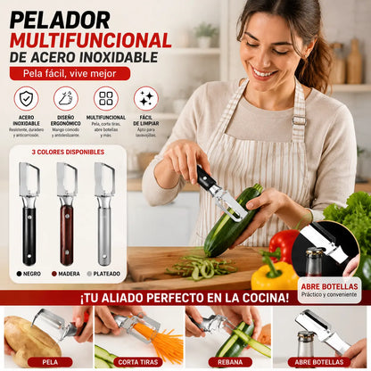 💥Compra uno y llévate otro gratis💥🔪Pelador multifuncional de acero inoxidable🧅✅️Pago contra entrega