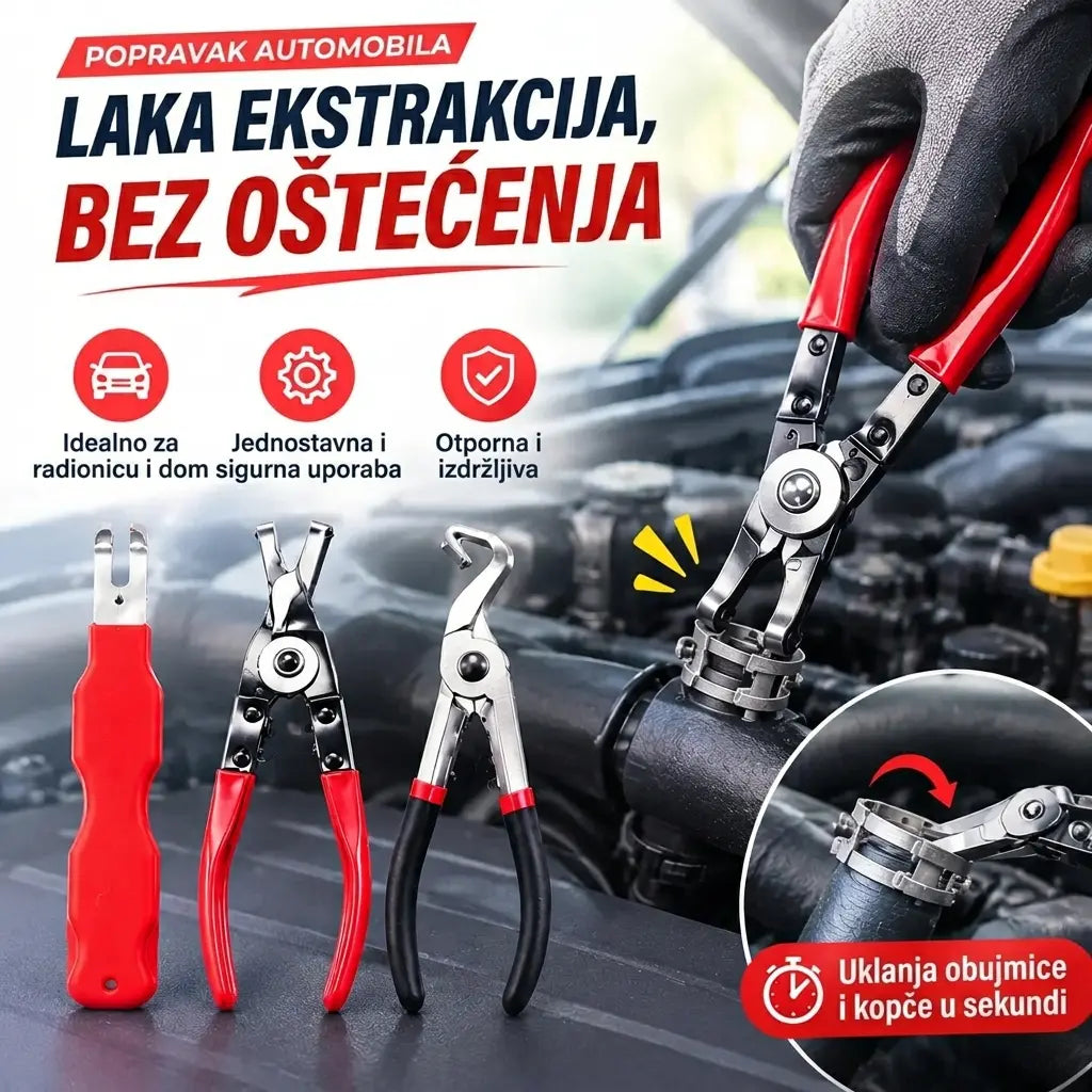 【3-dijelni】Set višenamjenskih kliješta za popravak automobila