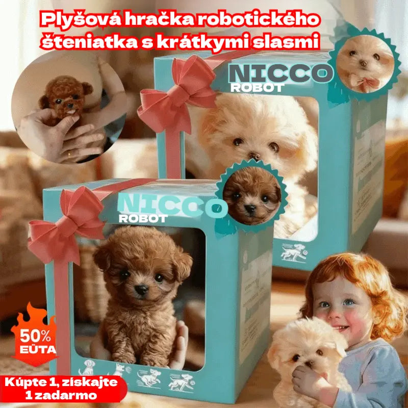 🐕🔥【Špeciálna ponuka🎉】 Plyšová hračka Inteligentný robot