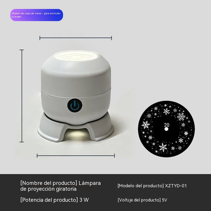 🔥🔮【50% de descuento✨】Proyector LED giratorio dinámico: crea un ambiente romántico