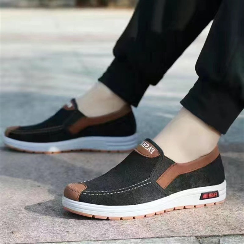 🔥Nowa gorąca wyprzedaż🔥【39-44】🎉🌈Nowe letnie męskie lniane płócienne buty codzienne, buty robocze