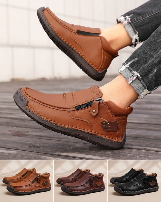 💥【38-48】【Gorąca wyprzedaż】 💥Modne, męskie, wsuwane, casualowe buty outdoorowe z 2025 roku– szeroki nosek, wsparcie łuku stopy