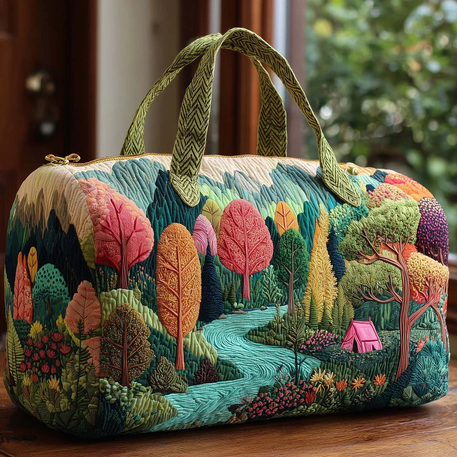 Bolsa de viaje acolchada con estampado nuevo, bolso de mano multifuncional para deporte y gimnasio, ideal para viajes cortos.