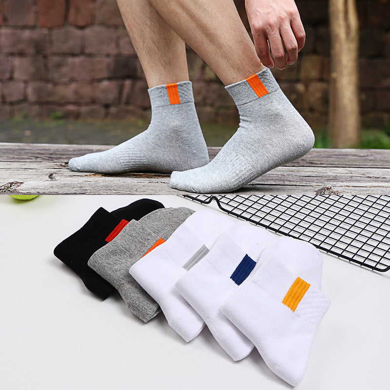 🧦【10 párů】Prodyšné, odolné vůči zápachu a absorbující pot sportovní ponožky pro muže