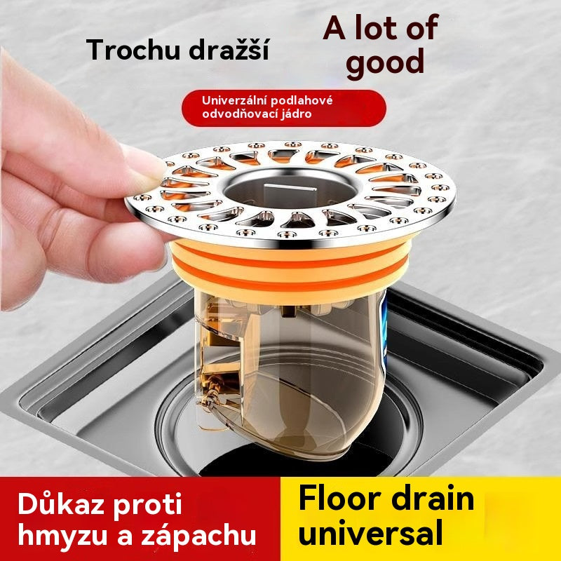 🔥【Kupte jeden, druhý dostanete zdarma】✨Univerzální podlahové odvodňovací jádro proti zápachu s velkým voštinovým panelem