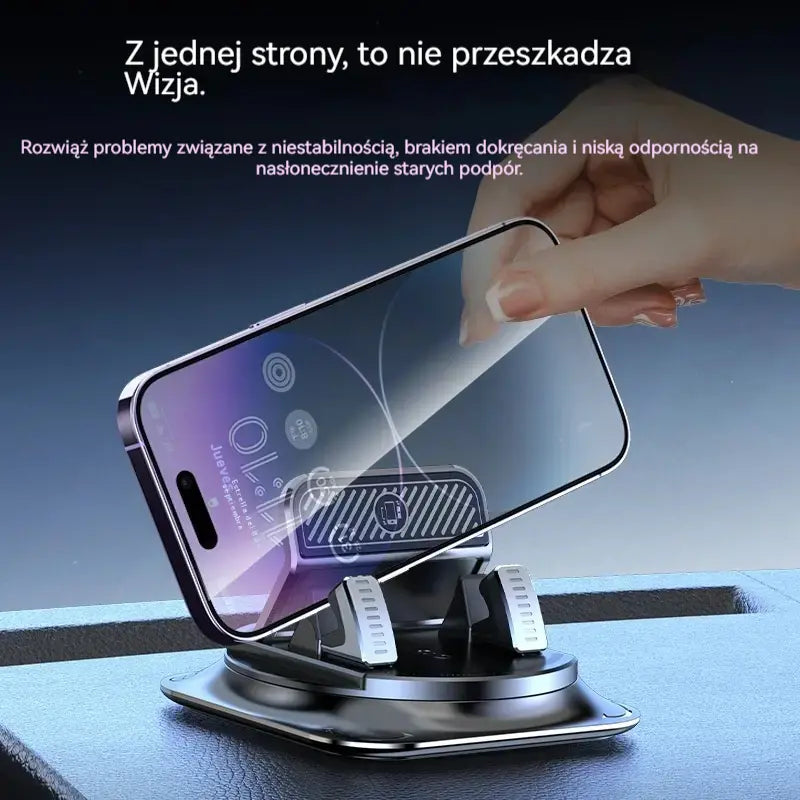 🔥【50% ZNIŻKI】🚗 Bezpieczny i inteligentny: Najlepszy uchwyt samochodowy 2 w 1 na telefon! 🚗