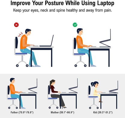 💻👍Podstawka pod laptopa Obrotowa podstawka ze stopu aluminium ze stopu aluminium