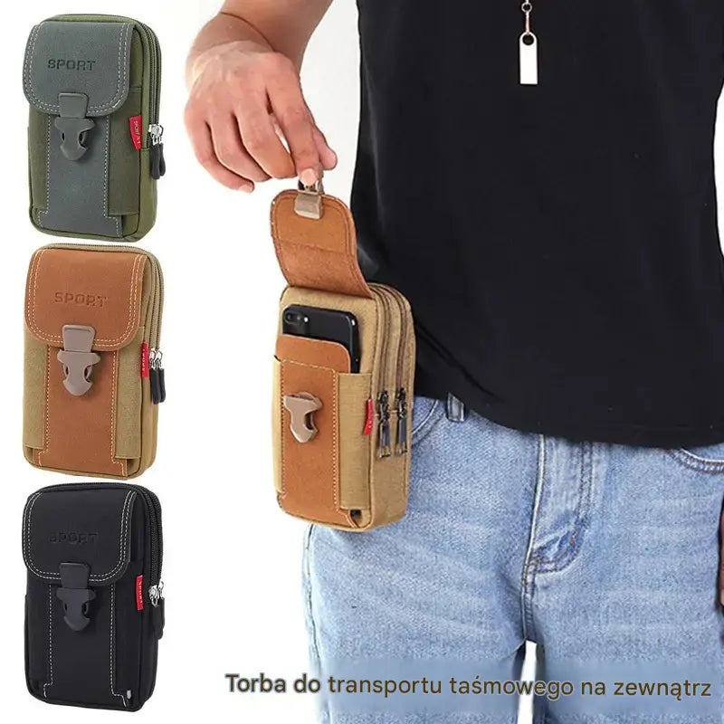 🔥【50% zniżki】Męska torba na telefon, wielofunkcyjna torba sportowa na świeżym powietrzu