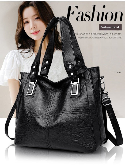 👜💖【Popust na novi proizvod】Nova ženska torba 2025, veliki kapacitet, modna mekana kožna torba za rame