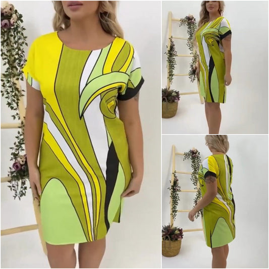 ✨🌸【S-5XL】2024 nowa letnia sukienka z szyfonu3689685