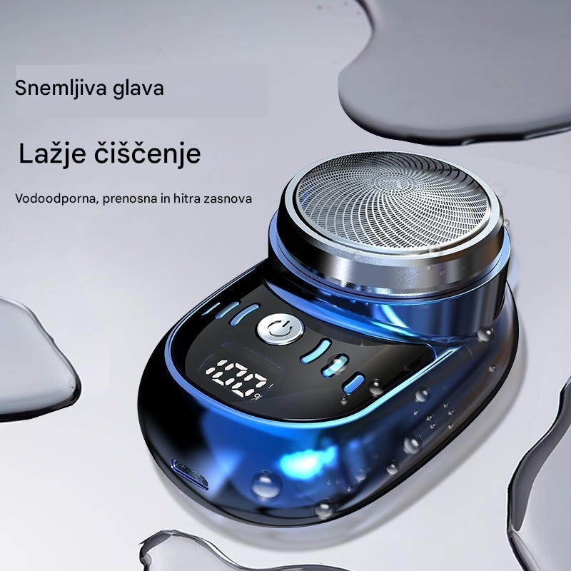 ⚡🏆 Najbolje prodajan🔥 Mini brivnik, prenosni električni brivnik, polnilni in pralni