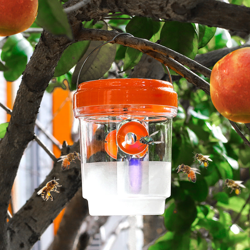 【2 piezas 27 €】🐝☀️ Trampa solar para avispas para patios y jardines 🔋🌿 – Altamente eficiente, recargable, resistente a la intemperie, cubre hasta 500 metros cuadrados.✅️Pago contra entrega