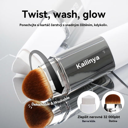 💕🔥【Kupte jeden, druhý dostanete zdarma】🌟Korejská tyčinka na make-up, která mění barvu, bezchybná a dlouhotrvající, voděodolná a odolná vůči potu, oboustranná pro krycí/konturovací efekt