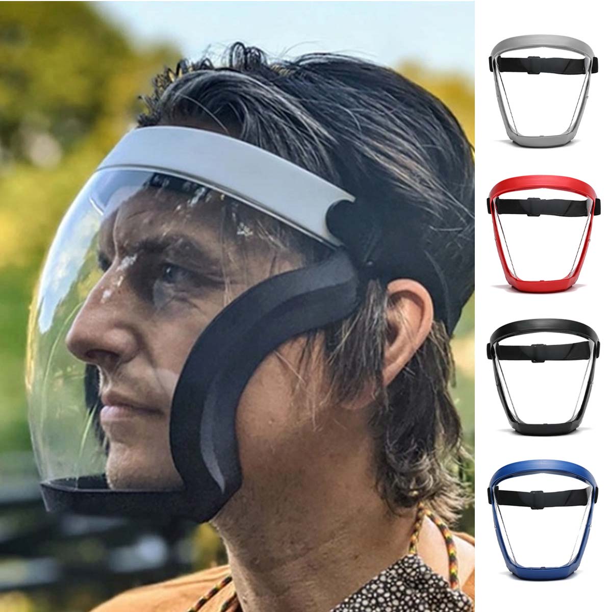 🥰Prozirna zaštitna maska za cijelo lice