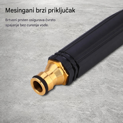 🚿【Set od 2 komada】💧 Visokotlačni vodeni pištolj za pranje automobila i zalijevanje vrta – 10 puta veći tlak, više načina rada ⚡